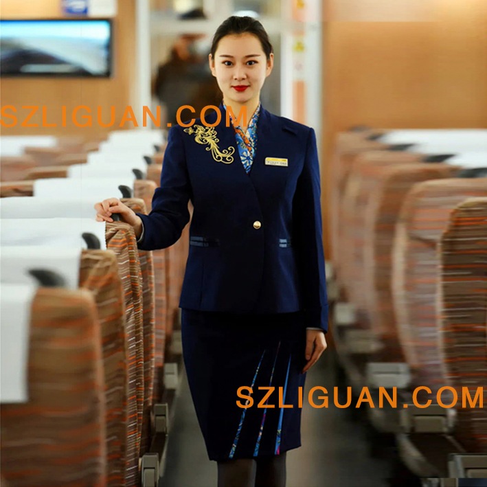 蘭州鐵路局高鐵、動車乘務員制服風采