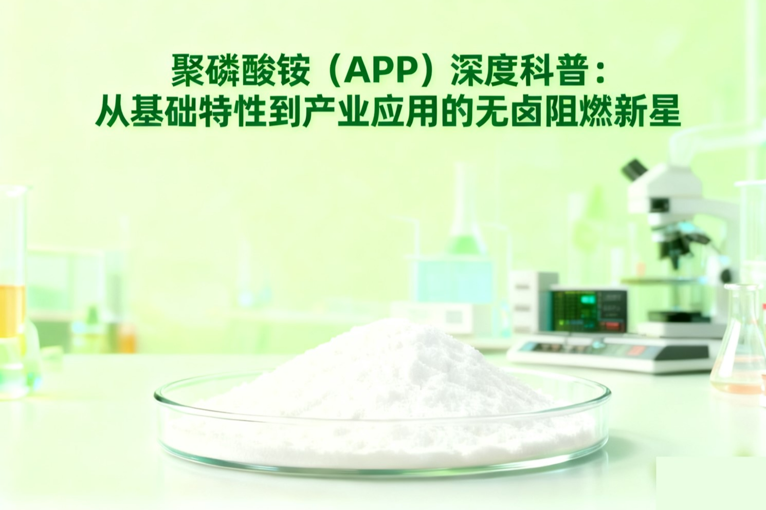 聚磷酸铵(APP)深度科普:从基础特性到产业应用的无卤阻燃新星