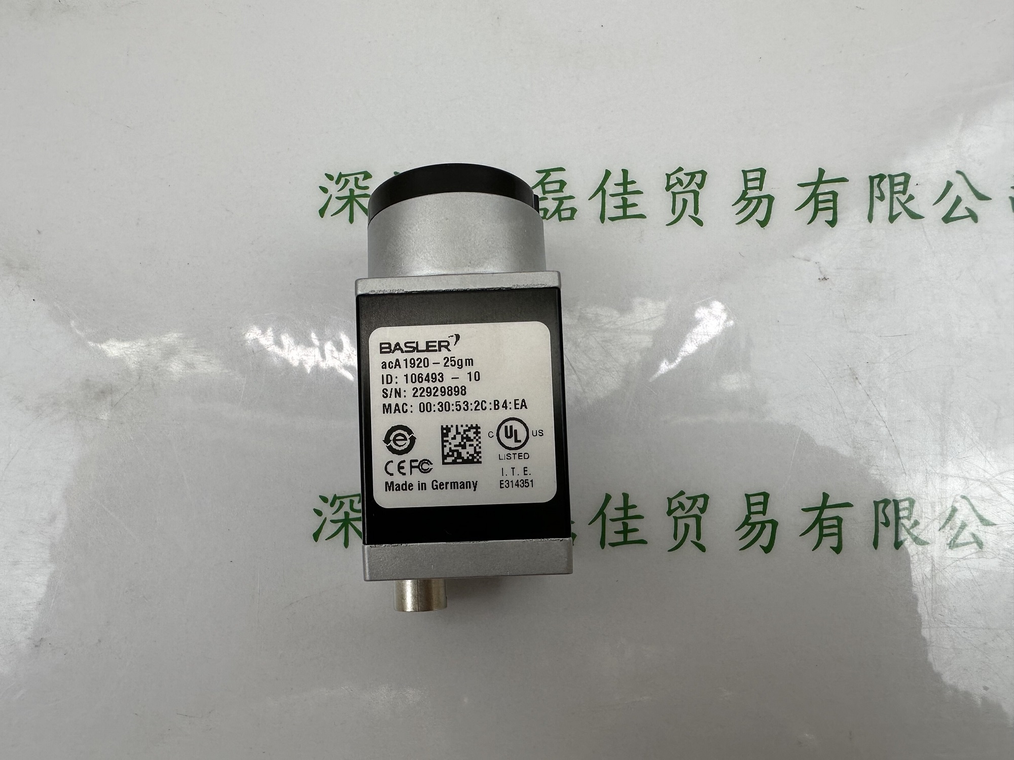 巴斯勒BASLER   ACA1920-25GM   工业相机