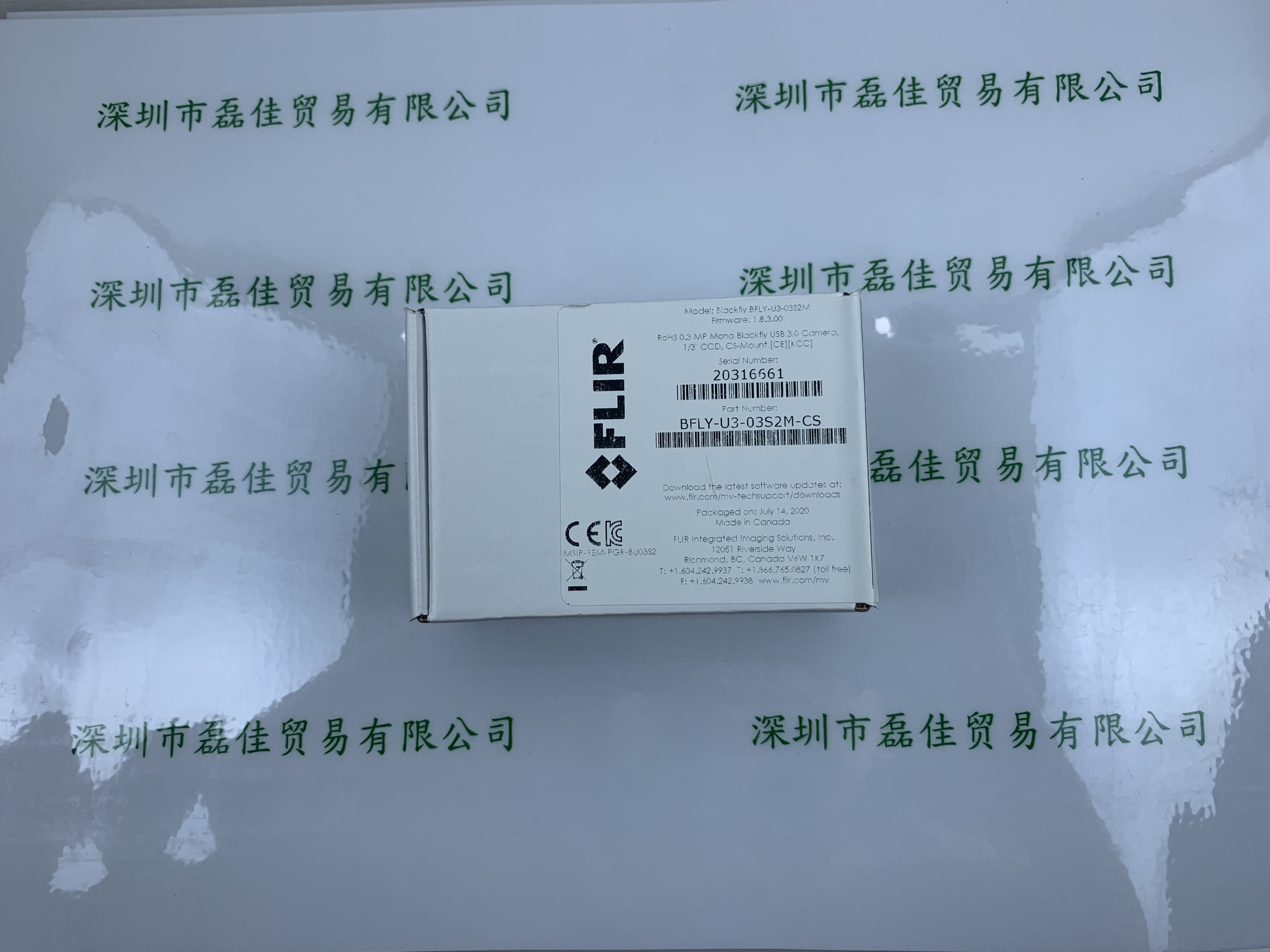 菲力尔FLIR    BFLY-U3-03S2M-CS   工业相机