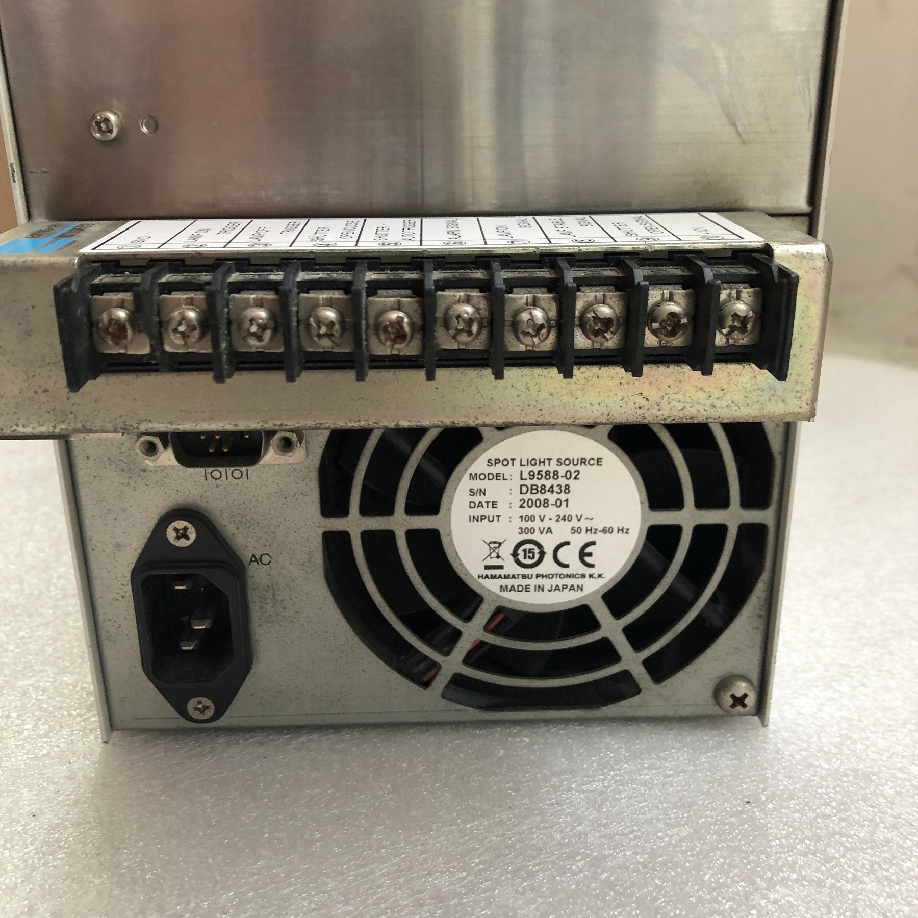 滨松Hamamatsu   LC8系列  L9588-02配接线端子E9795-A1   紫外线UV点光源固化装置