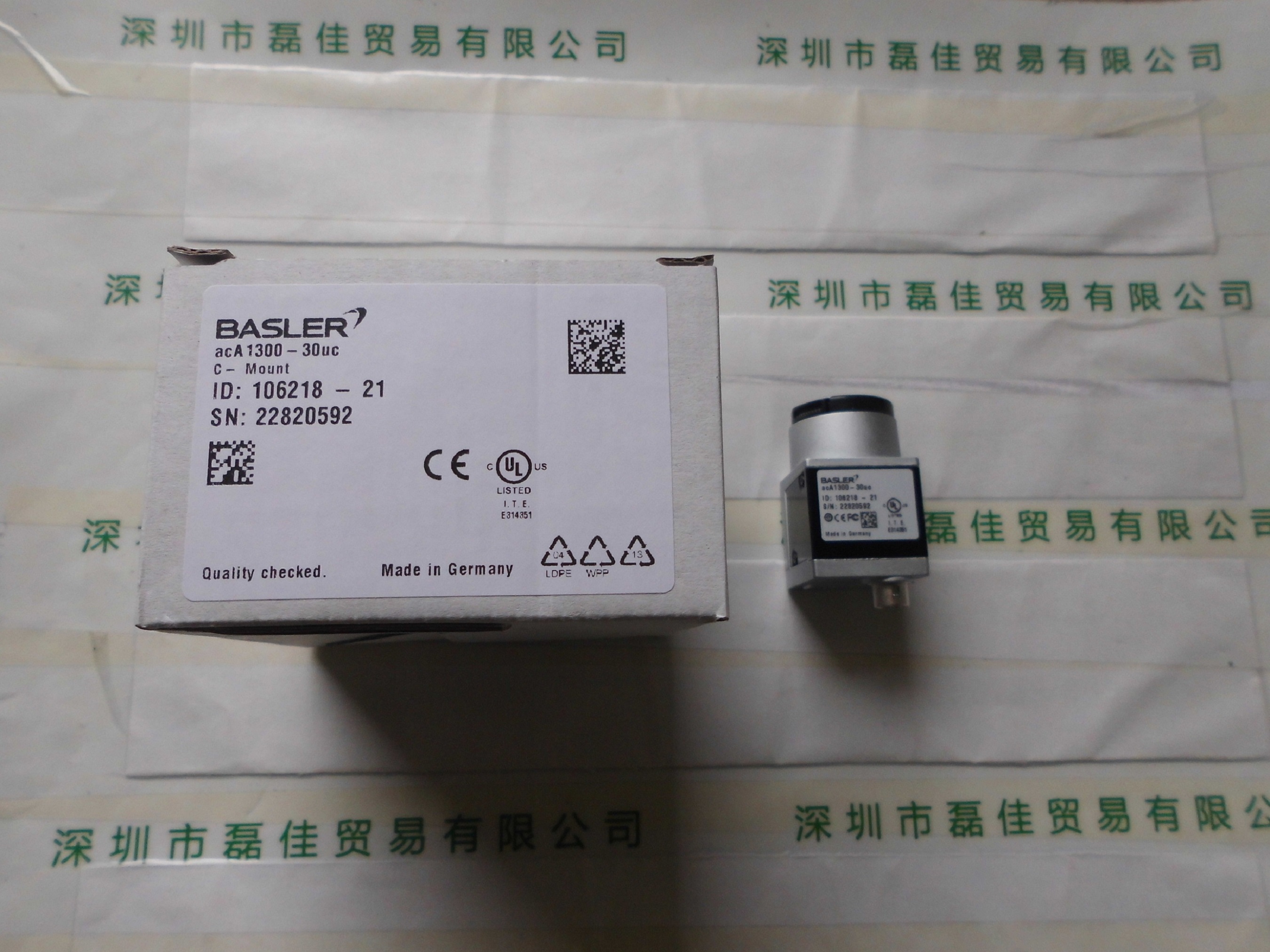 巴斯勒BASLER   acA1300-30uc    ace面阵相机