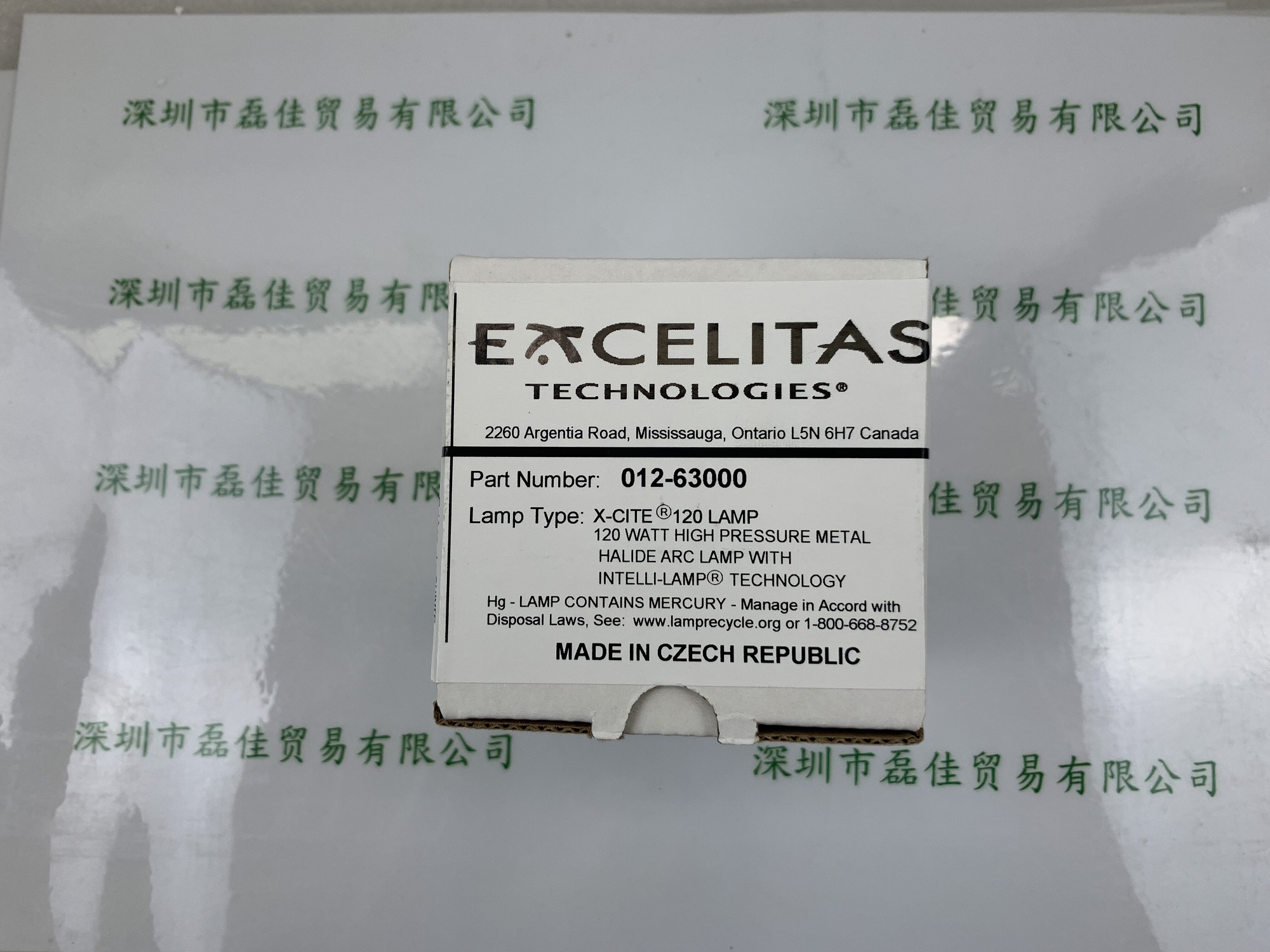 埃塞力达EXCELITAS    012-63000   荧光灯泡