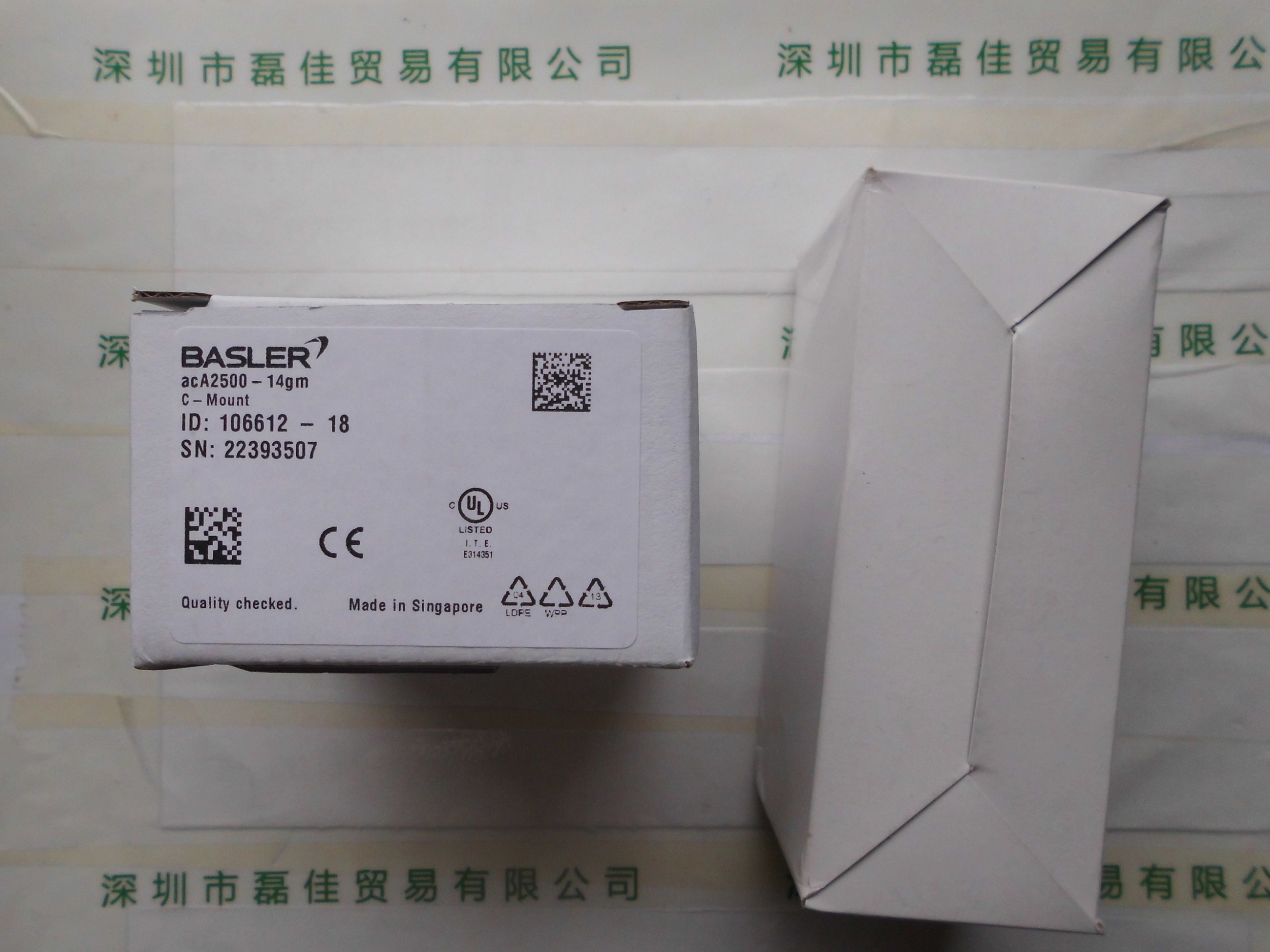 巴斯勒BASLER  acA2500-14gm   ace面阵相机