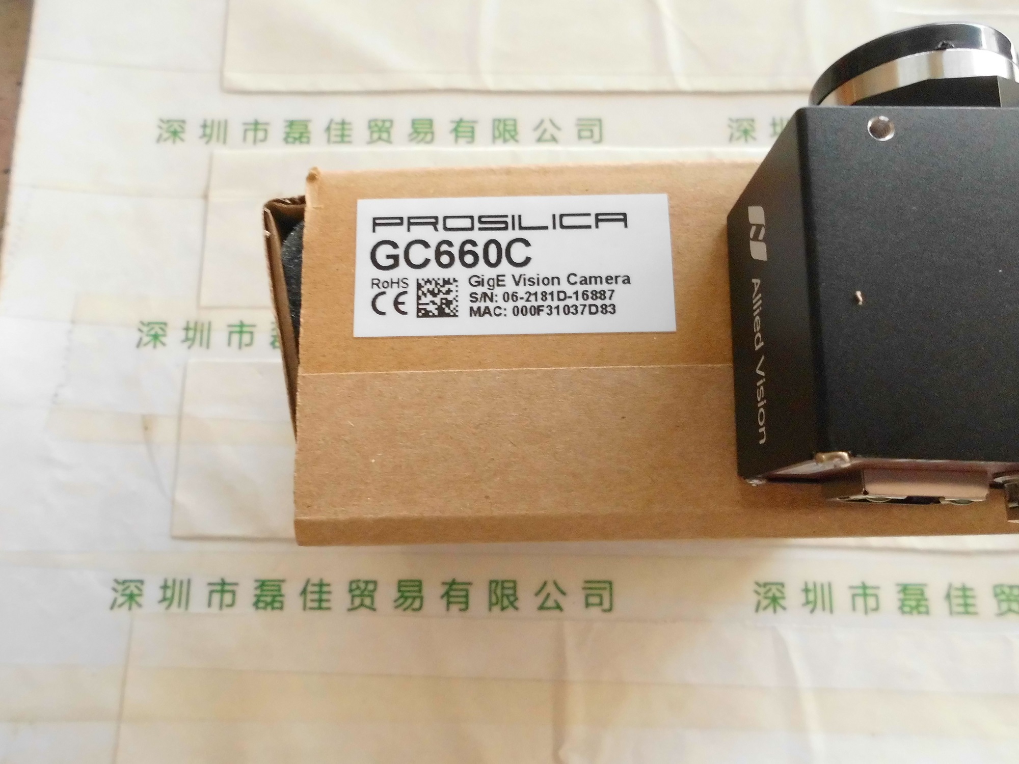 瑷荔德AVT   GC660C  工业相机