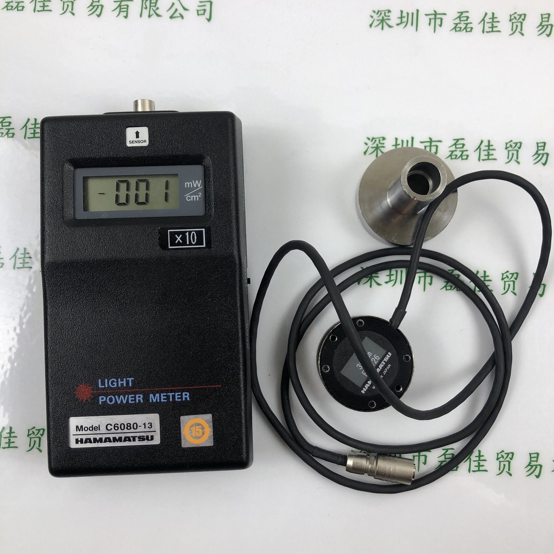 滨松HAMAMATSU  C6080-13 二手  光能量测试仪