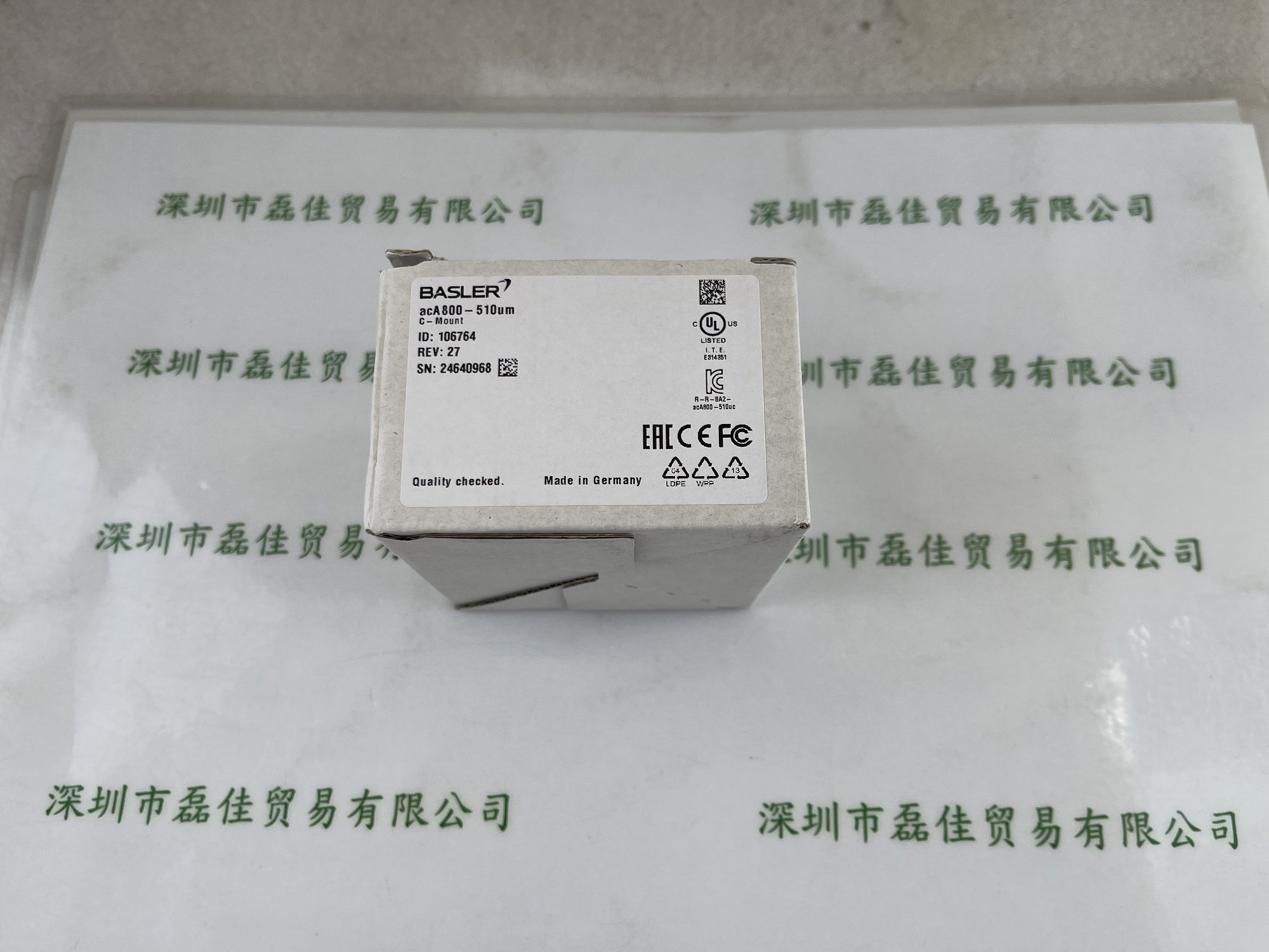 巴斯勒basler   aca800-510um   相机