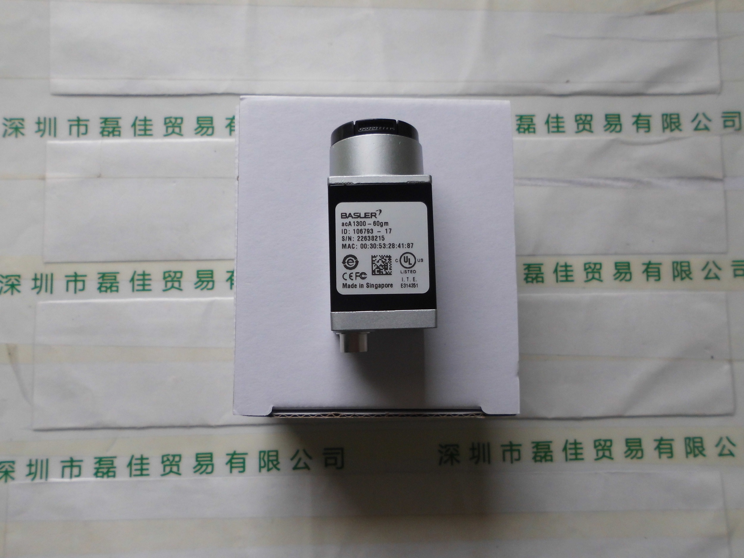 巴斯勒BASLER  acA1300-60gm   ace面阵相机