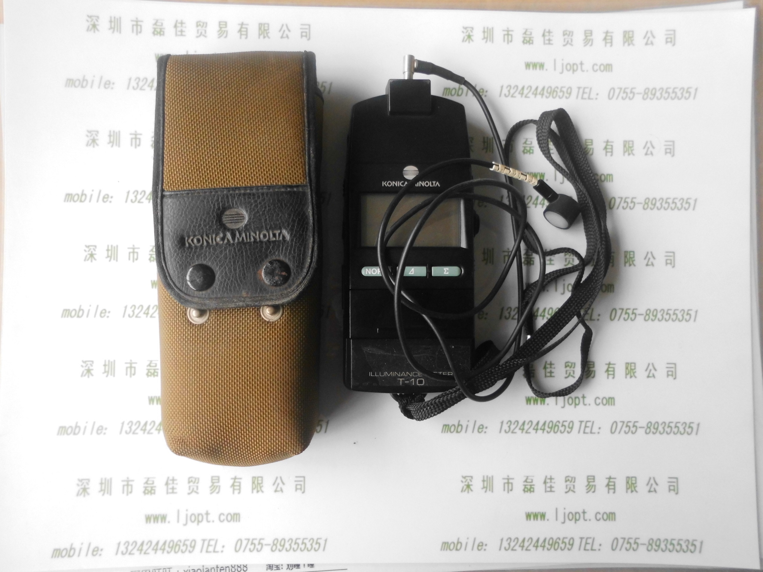 柯尼卡美能达KONICA MINOLTA ILLUMINANCE METER T-10M 照度计 - Vca13115294