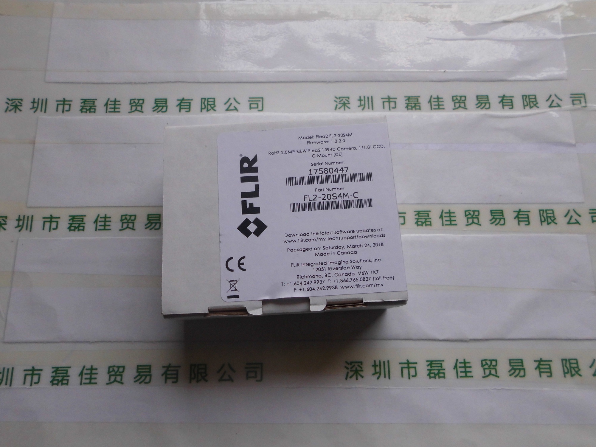 菲力尔FLIR  灰点   FL2-20S4M-C 工业相机