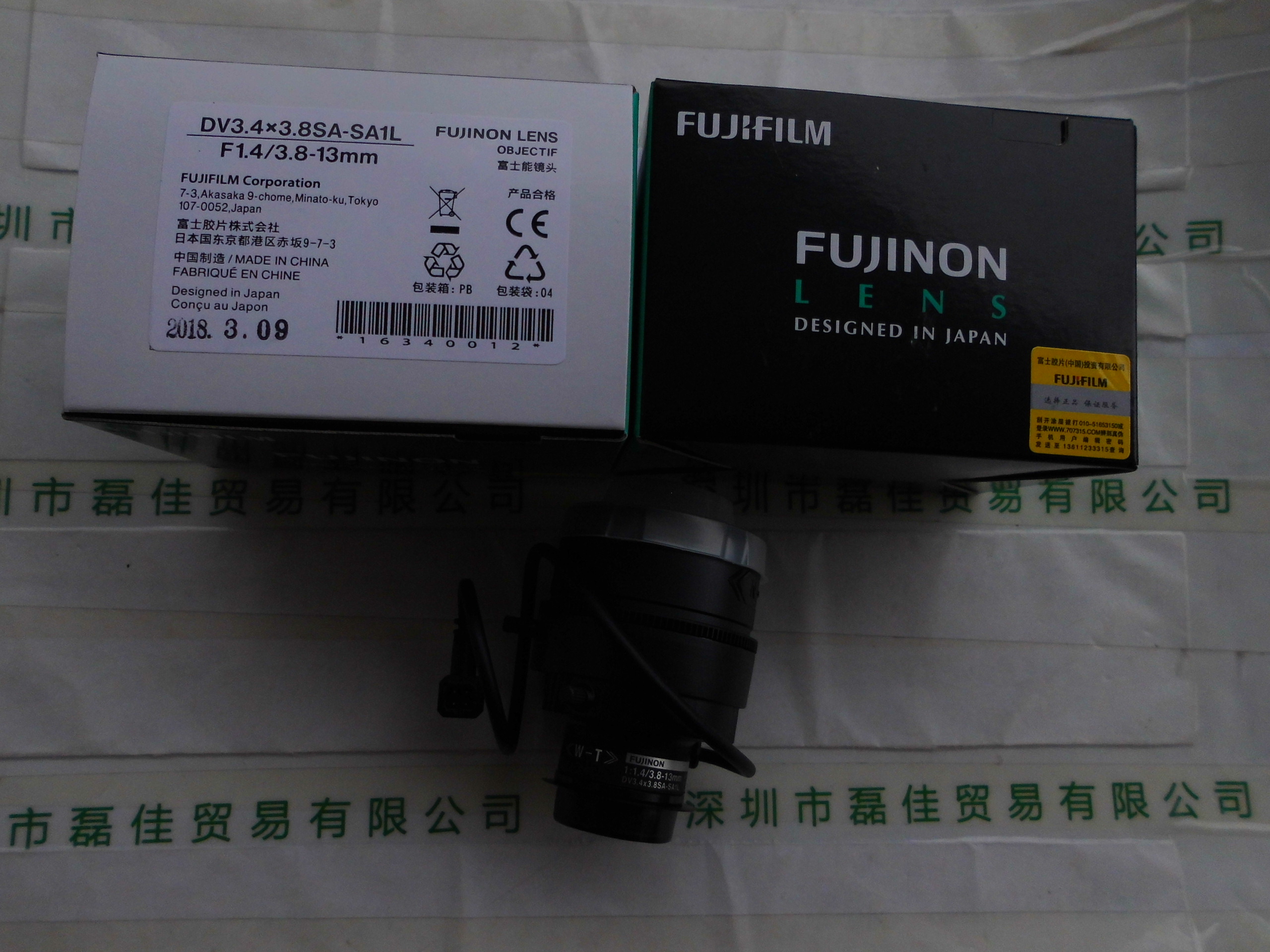 富士能FUJINON    DV3.4x3.8SA-SA1L    镜头