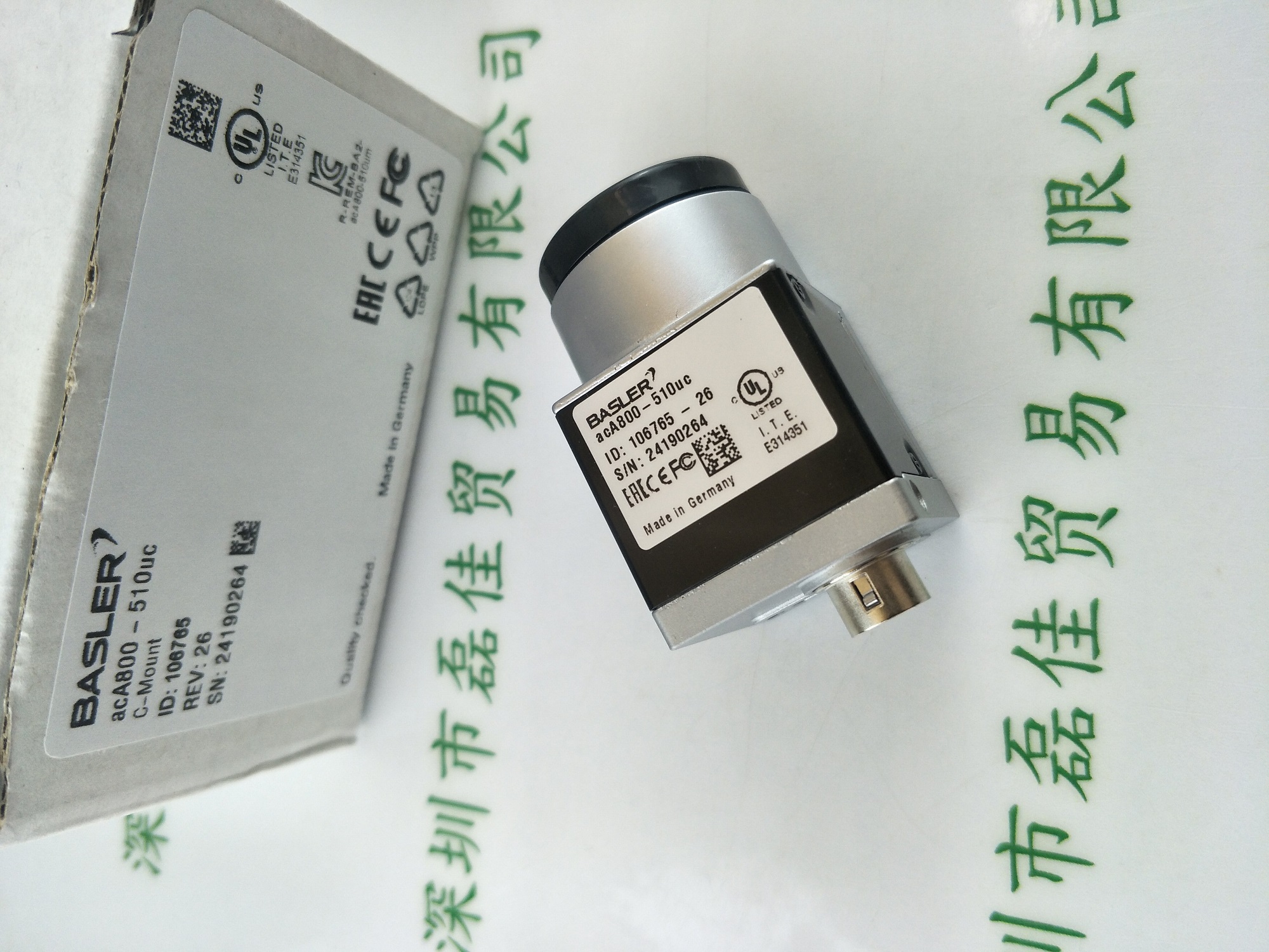 巴斯勒basler   aca800-510uc   相机