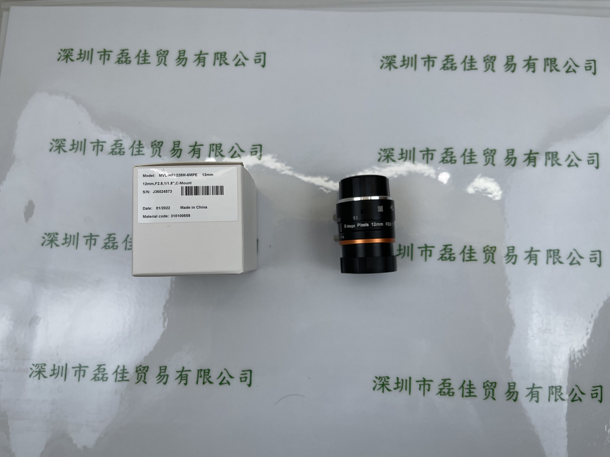 海康威视HIKVISION   MVL-HF1228M-6MPE  工业镜头