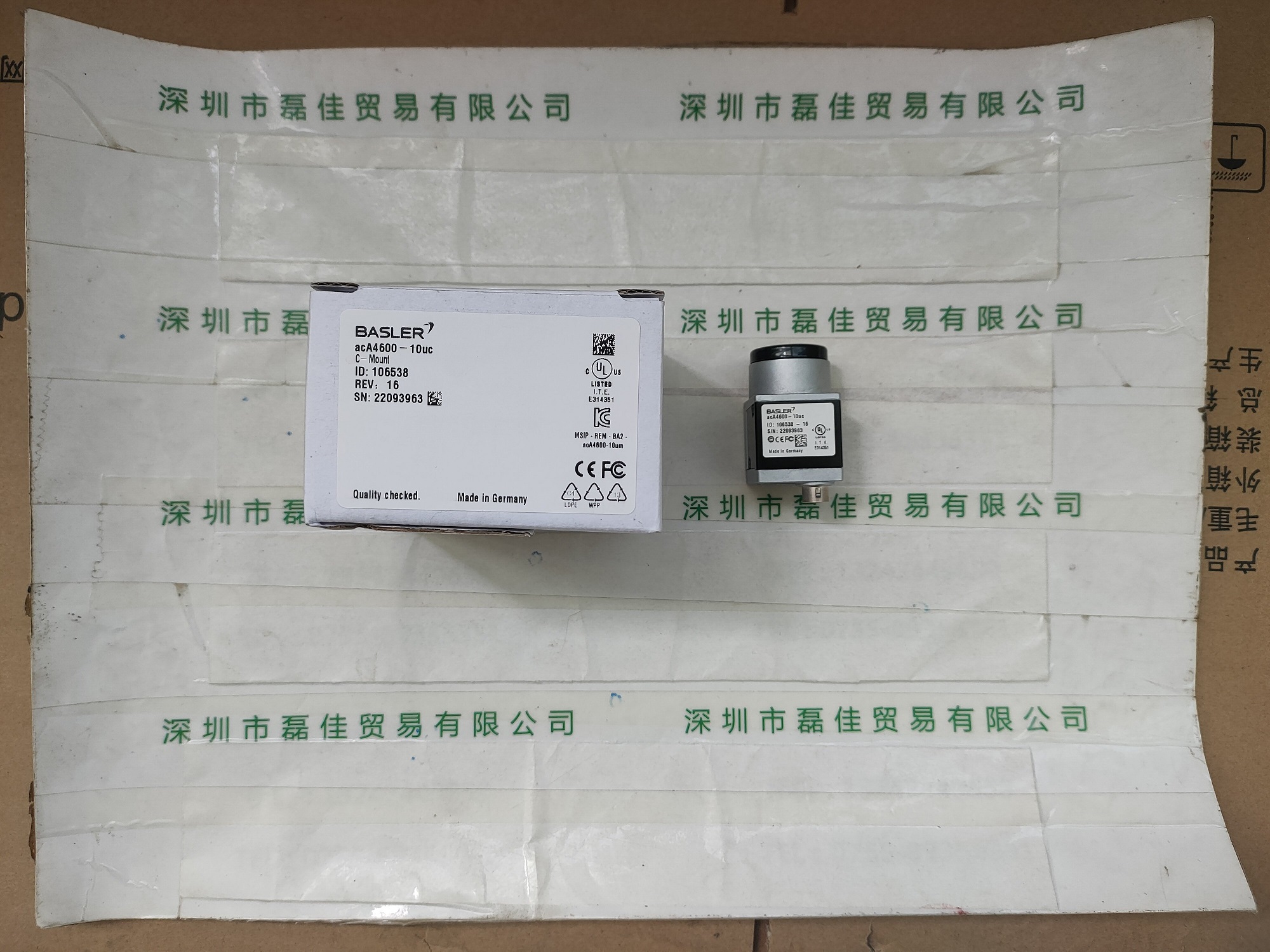 巴斯勒basler   acA4600-10uc   工业相机