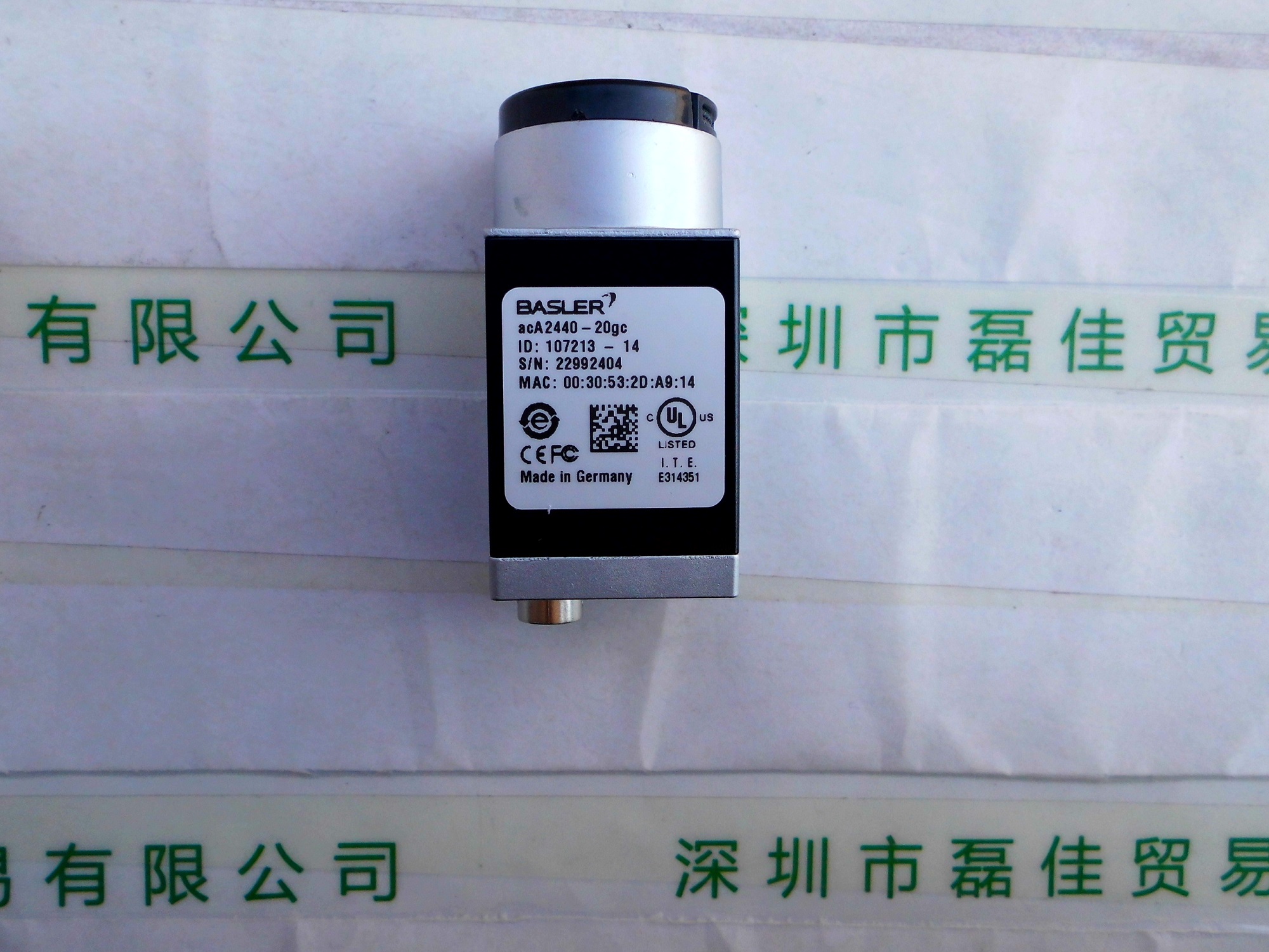 巴斯勒BASLER    aca2440-20gc