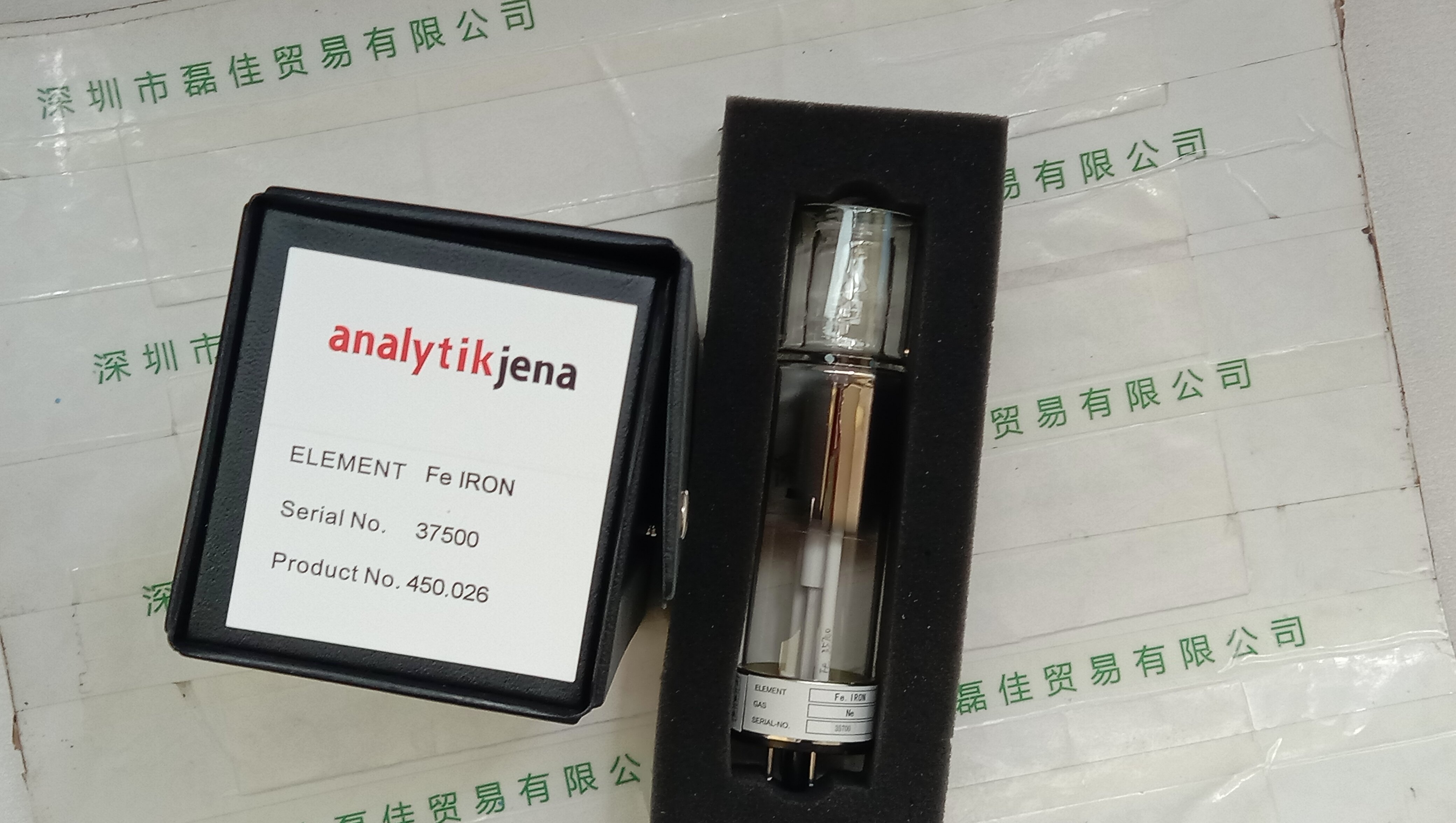 德国耶拿analytikjena      Hollow Cathode Lamp铁(Fe.IRON)元素灯   450.026   空心阴极灯