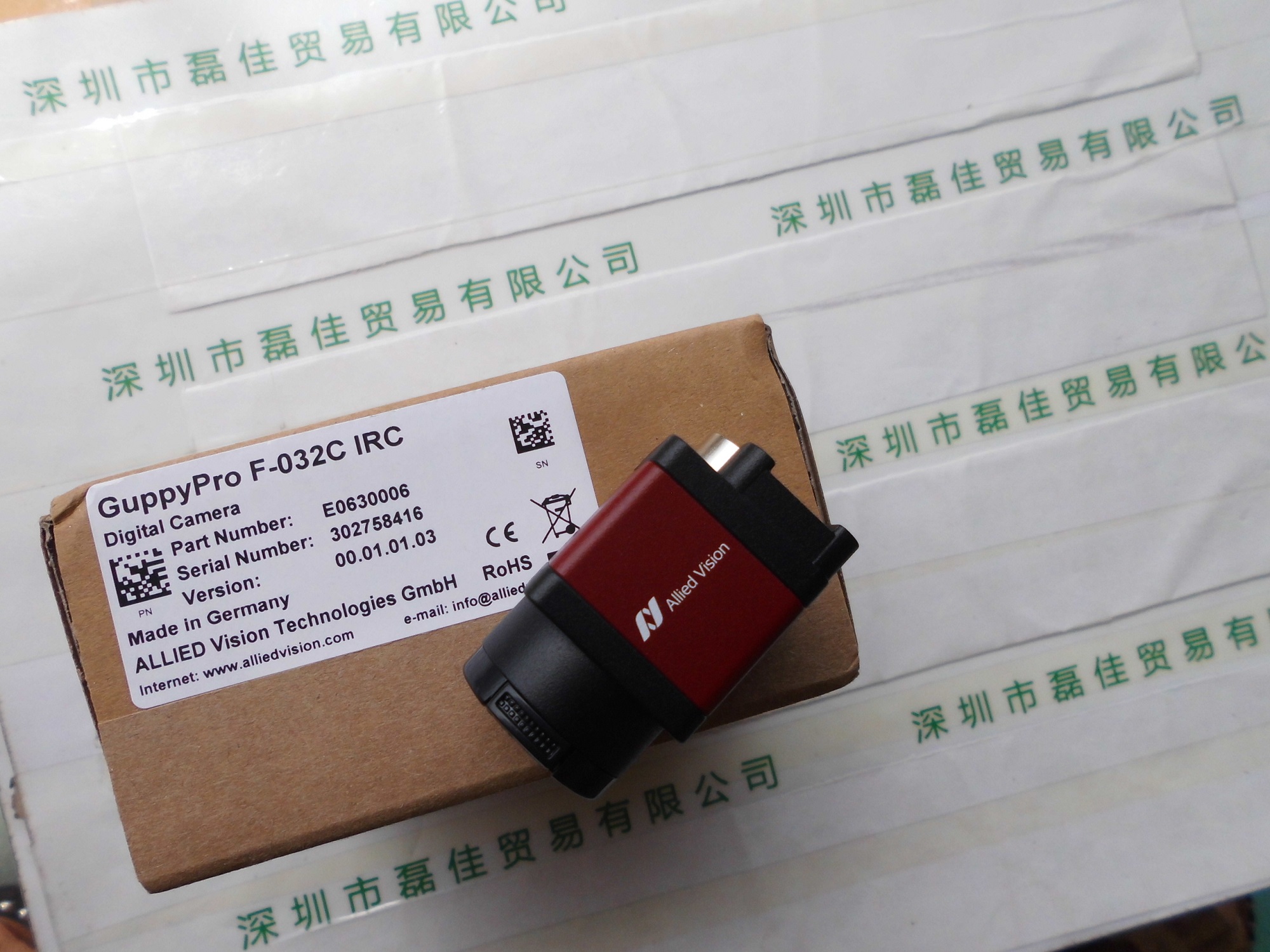瑷茘德AVT   Guppy  Pro   F-032C   工业相机