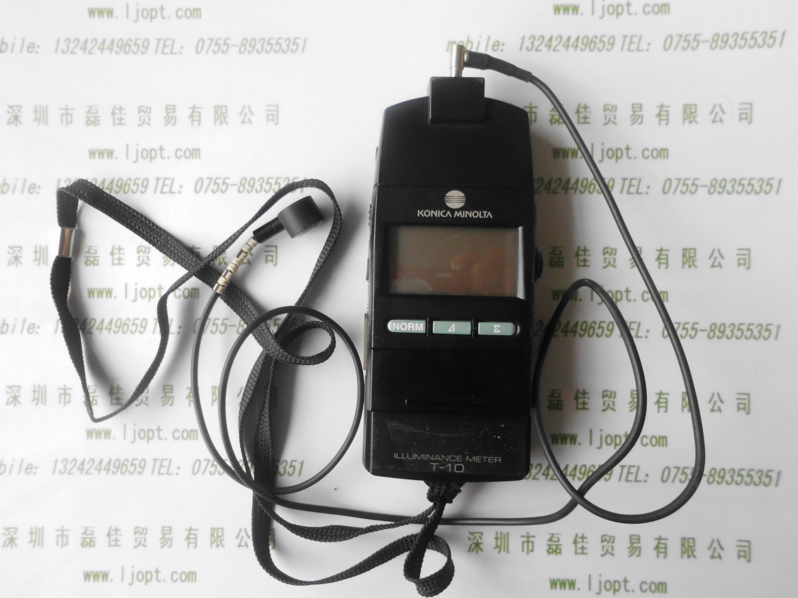 柯尼卡美能达KONICA MINOLTA   ILLUMINANCE METER    T-10M    照度计