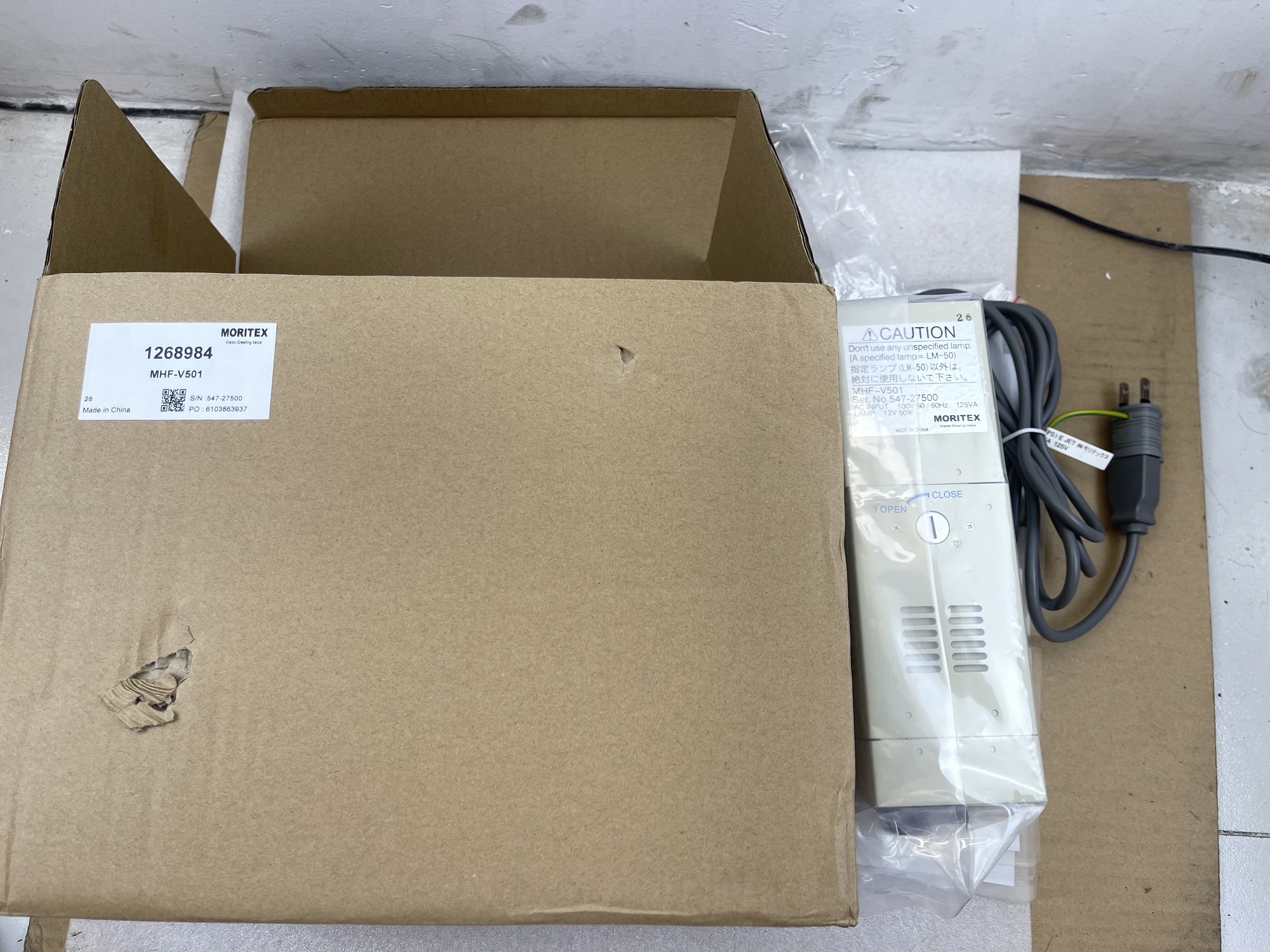 茉丽特MORITEX  MHF-V501  卤素光源机