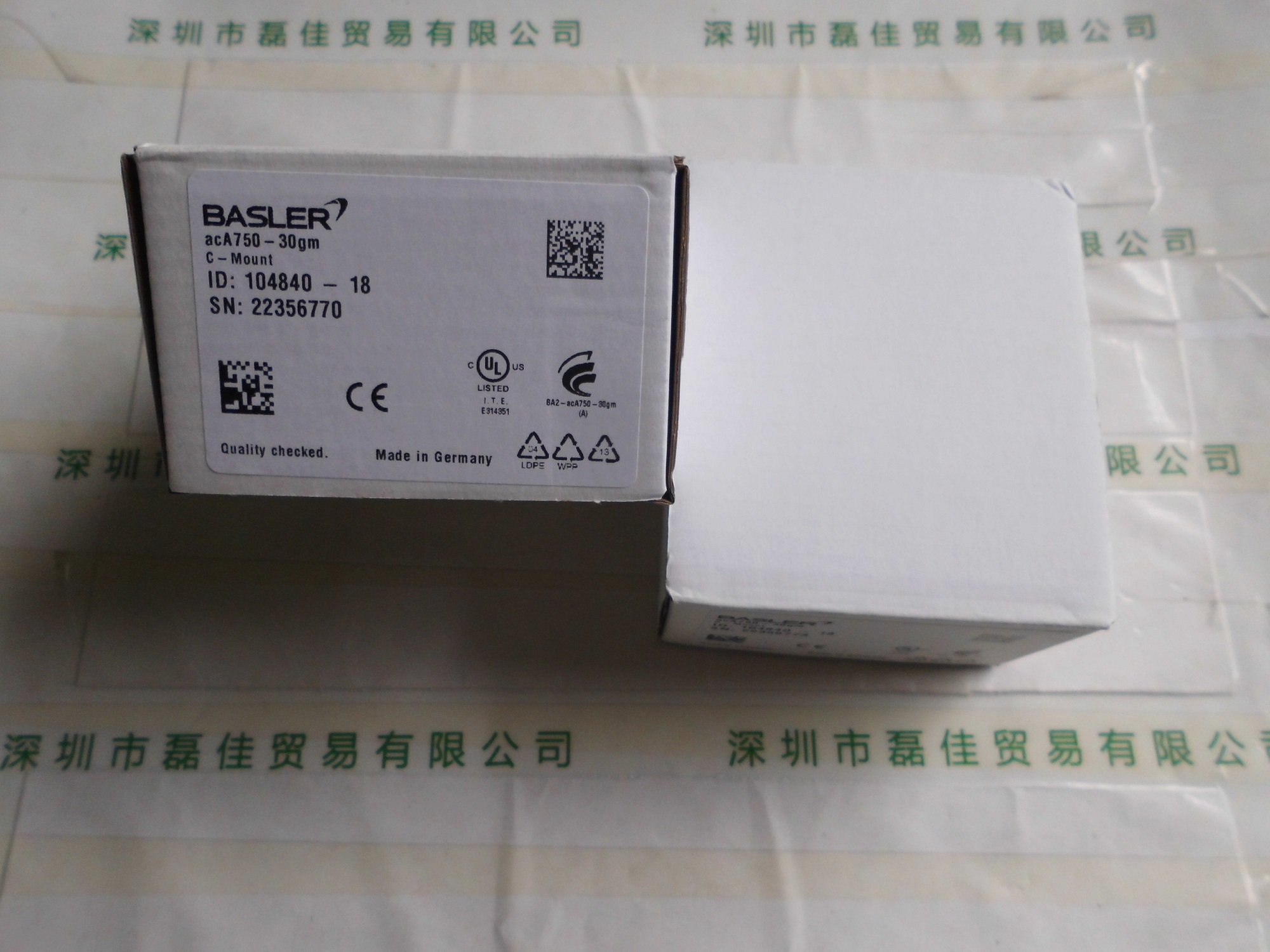 巴斯勒BASLER    acA750-30GM