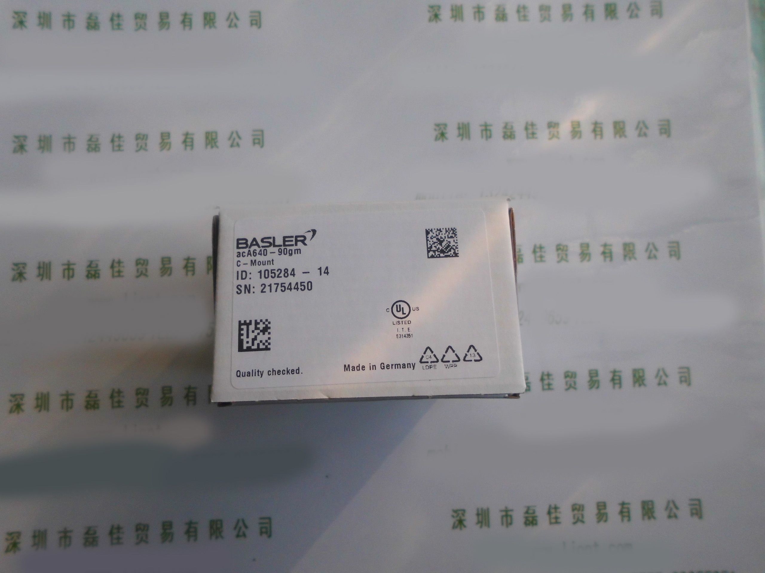 巴斯勒BASLER    acA640-90gm     ace面阵相机