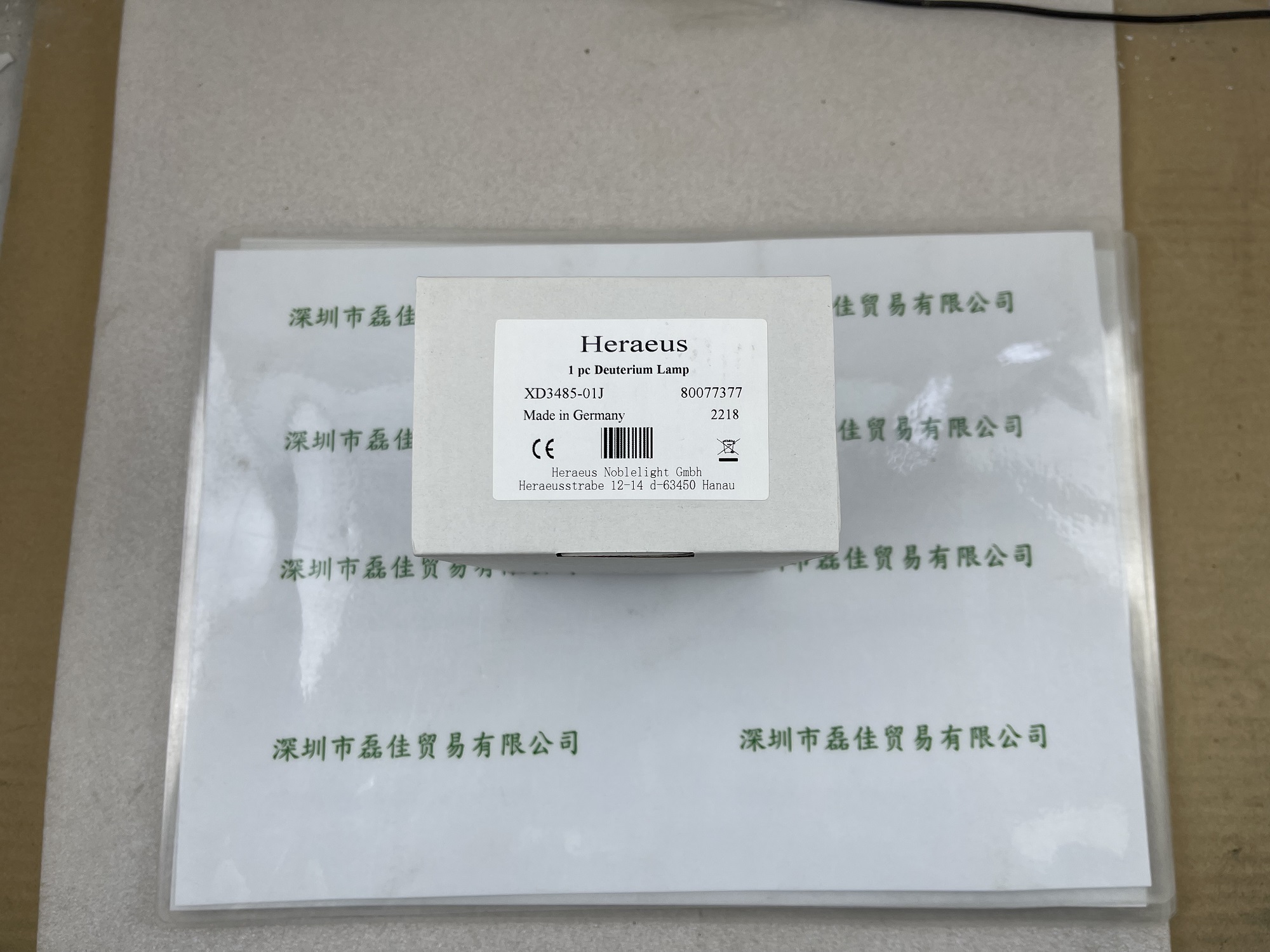 贺利氏heraeus  XD3485-01J  氘灯