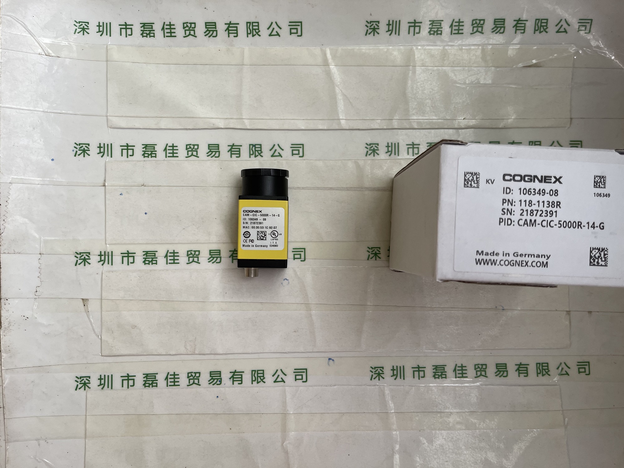 康耐视COGNEX    CAM-CIC-5000R-14-G   工业相机