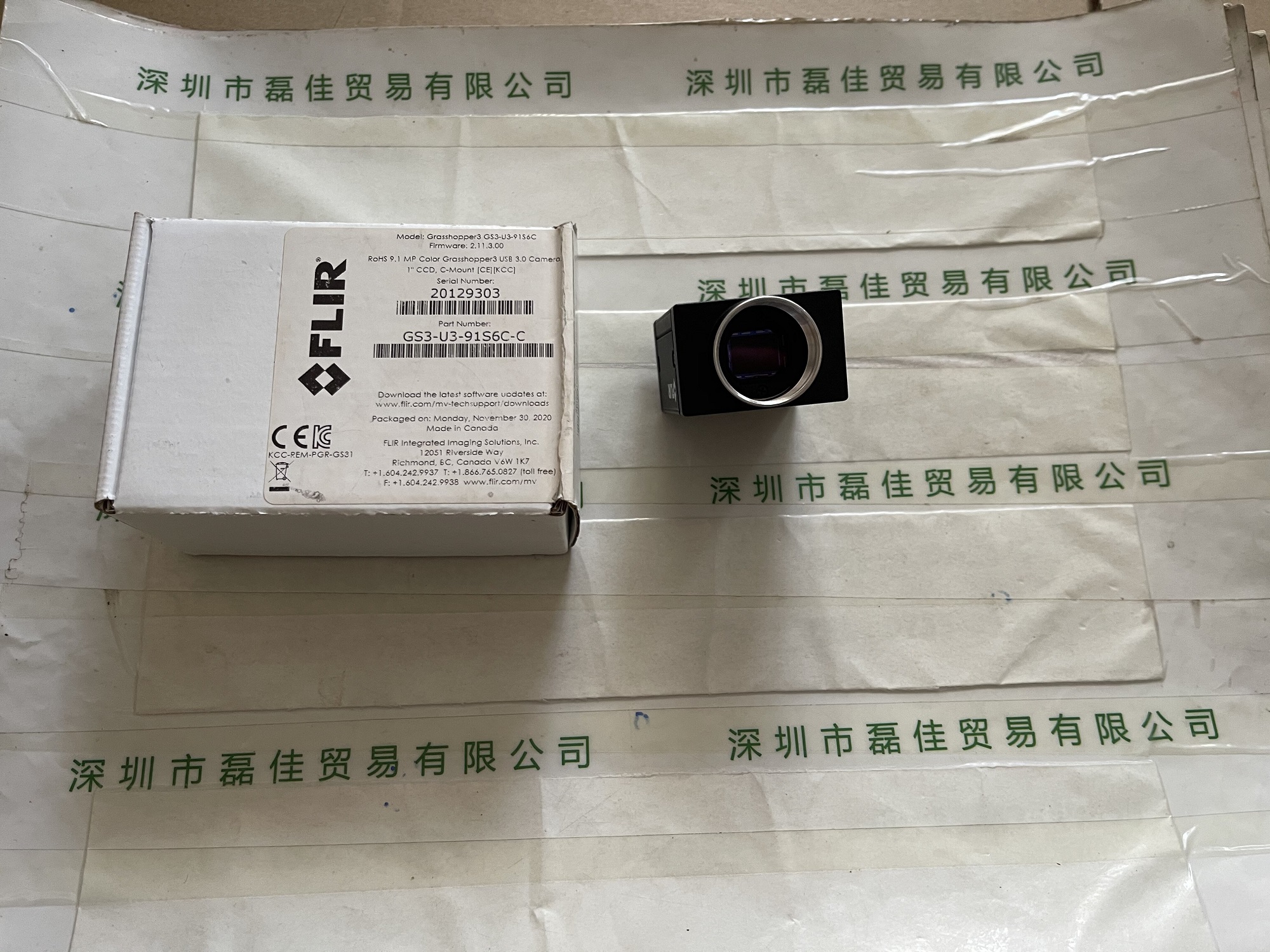 菲力尔FLIR     GS3-U3-91S6C-C   工业相机