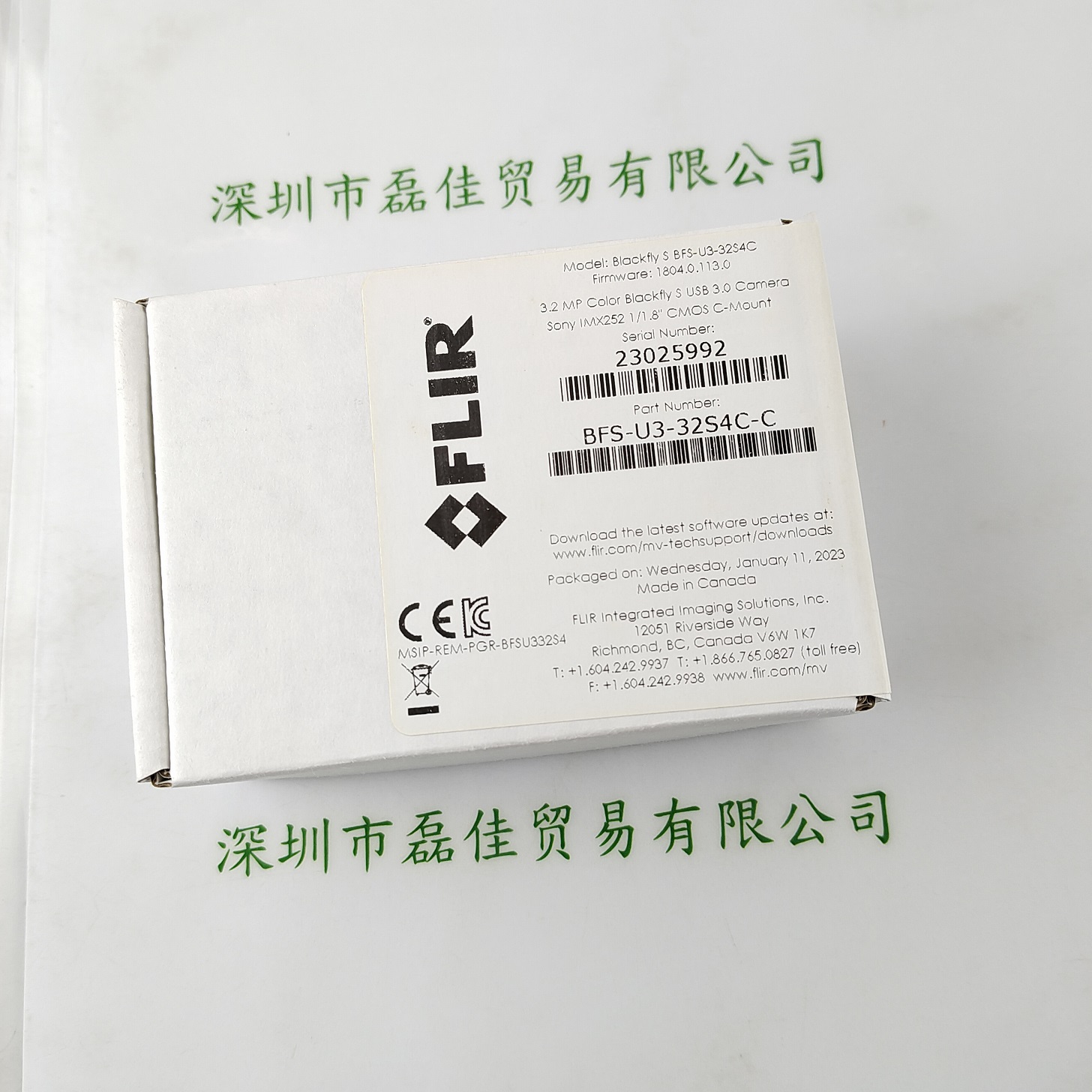 FLIR菲力尔 工业相机 BFS-U3-32S4C-C