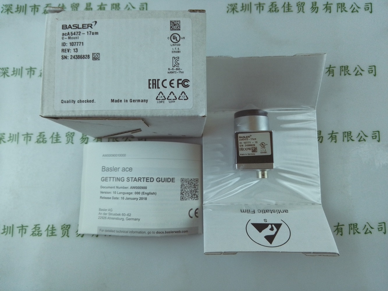 BASLER巴斯勒 工业相机 ACA5472-17UM