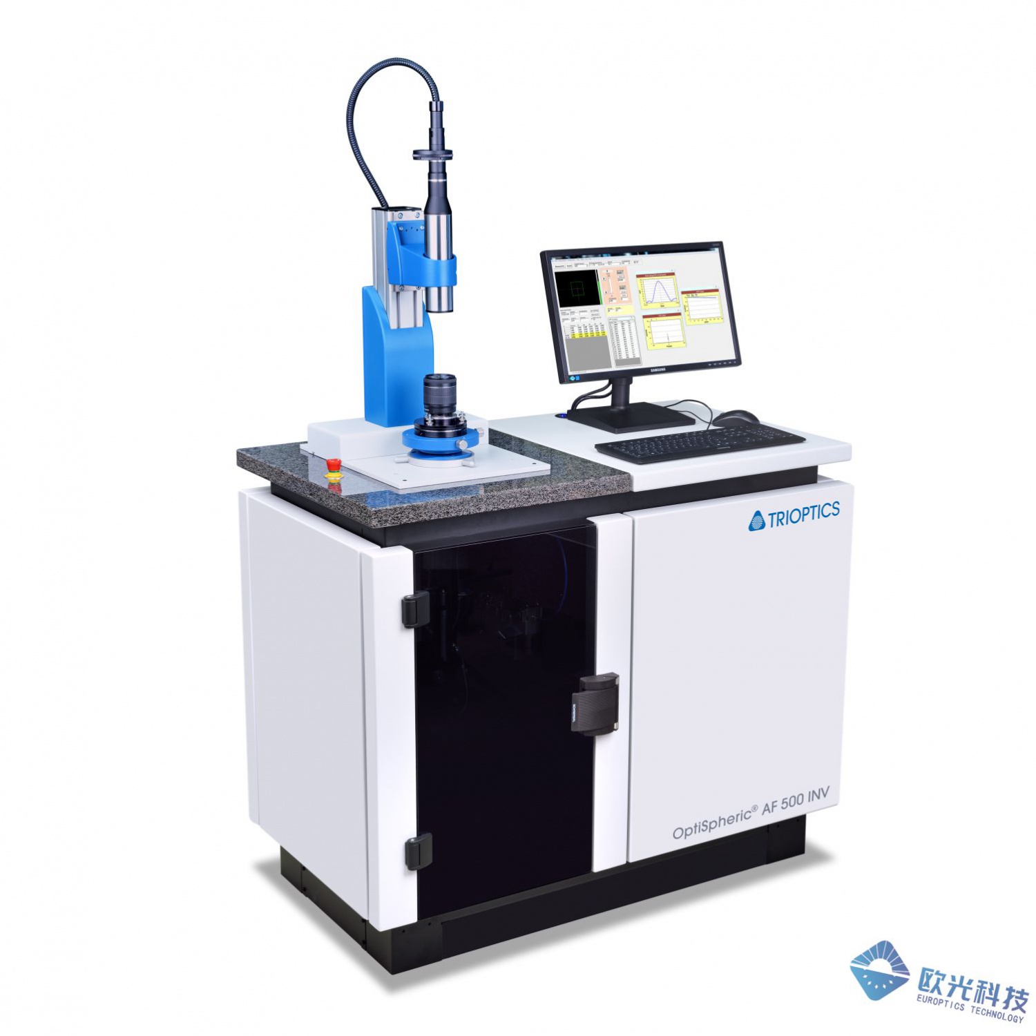 EUROPTICS欧光 Trioptics OptiSpheric® AutoFocus 500 INV 有效焦距和法兰距快速测量仪