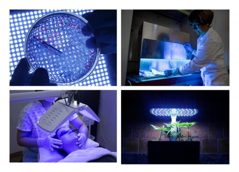 Labsphere蓝菲光学 ILT-PWRTYLED.3W/ILT-PWR-12600 UVA与UVB、LED在光疗、园艺、UV固化及光化学领域的广泛应用