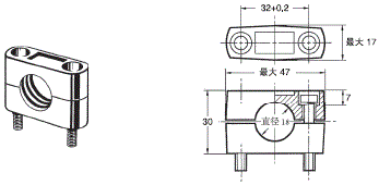 OMRON欧姆龙 Y92E-B18 安装支架