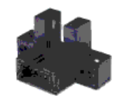 OMRON欧姆龙 EE-SX971P-C1 凹槽连接器型（直流光）微型L型光电传感器