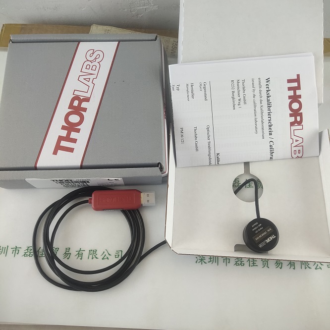 THORLABS索雷博 USB功率计，标准光电二极管探头 PM16-121