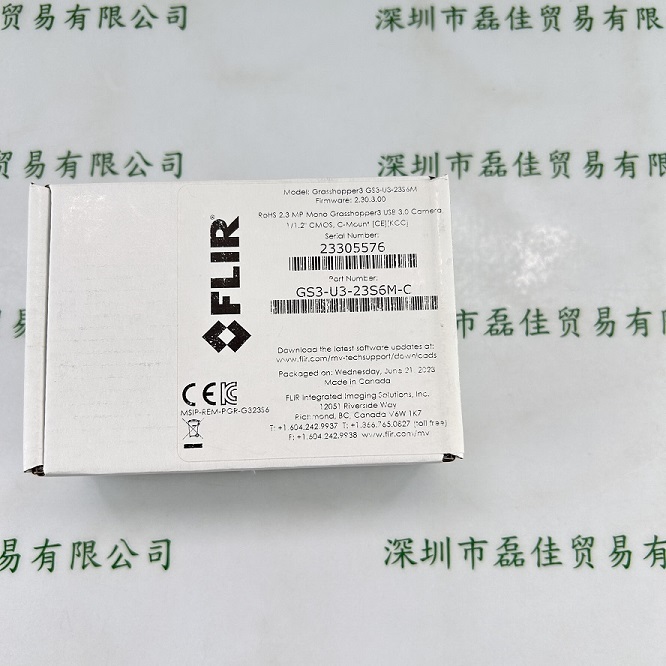 FLIR菲力尔 工业相机 GS3-U3-23S6M-C