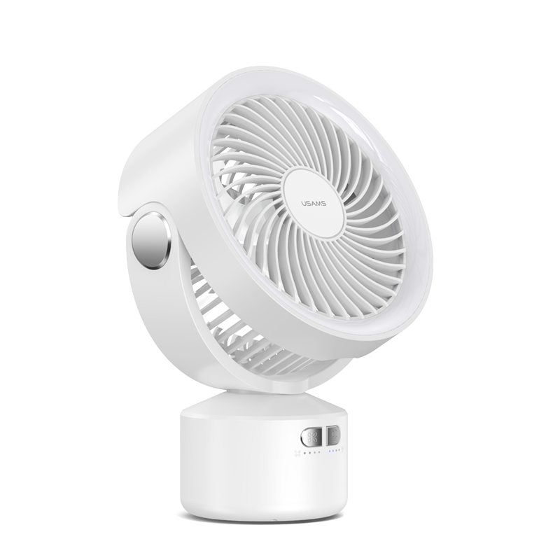 Multi-functional Outdoor Fan with Adjustable Light 4000mAh