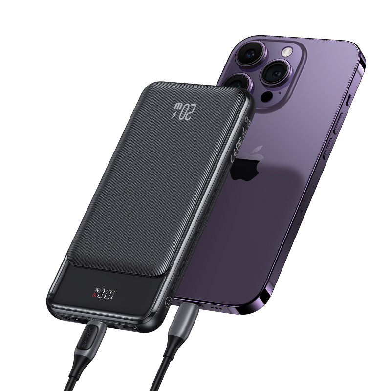 PD20W+QC3.0 3 Ports Digital Display Fast Charging Power Bank 10000/20000/30000mAh--XY Series