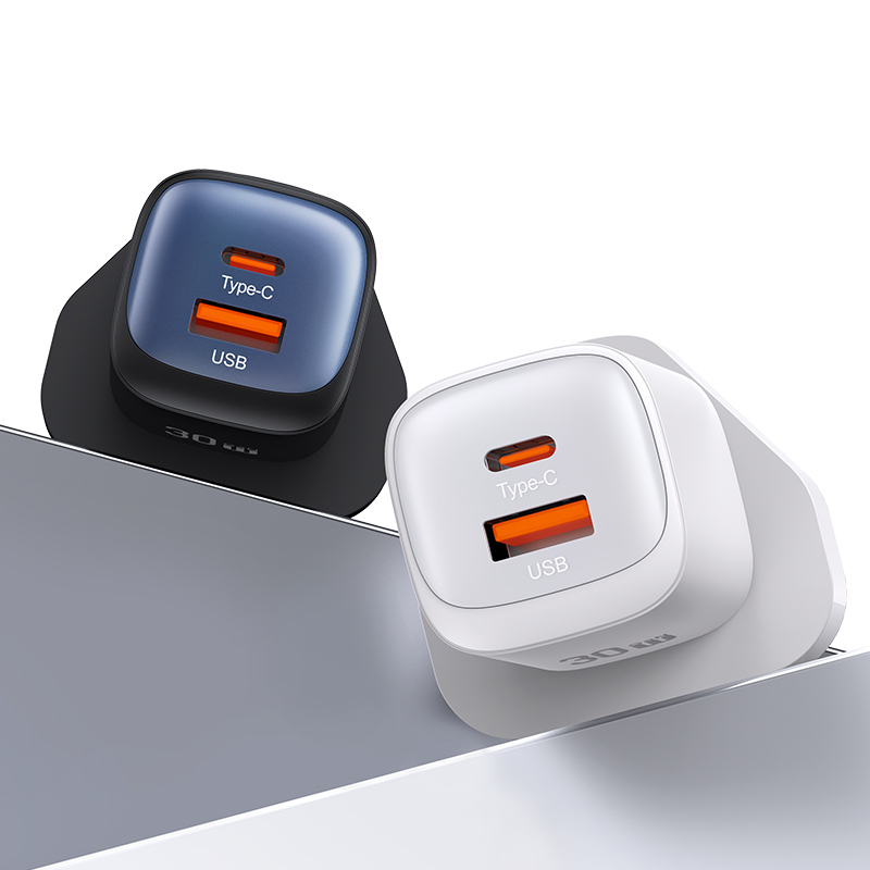 30W Dual Ports GaN Fast Charger (UK) - HC Series