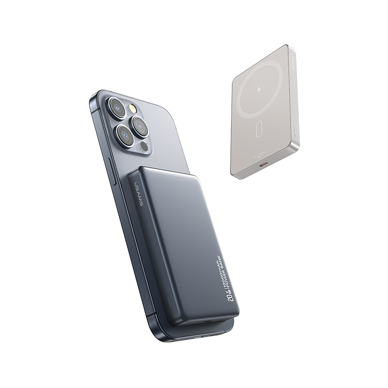 20W Aluminum Alloy Magnetic Wireless Charging Power Bank 10000mAh - CY Series