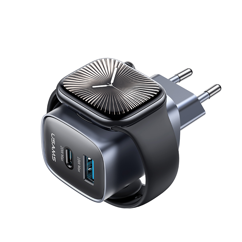 T67 20W Multifunctional iWatch Charger With A+C Port (EU）