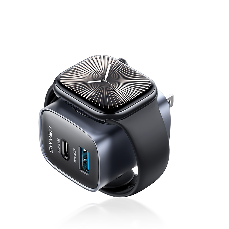 T67 20W Multifunctional iWatch Charger With A+C Port (US)