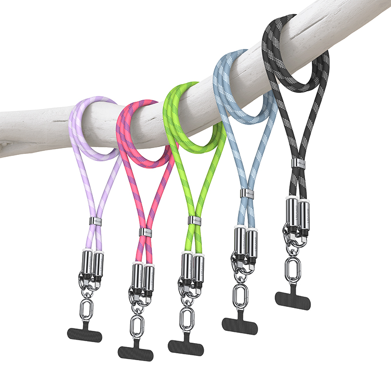 2in1 Type-C To Type-C 60W Data Cable & Phone Lanyard