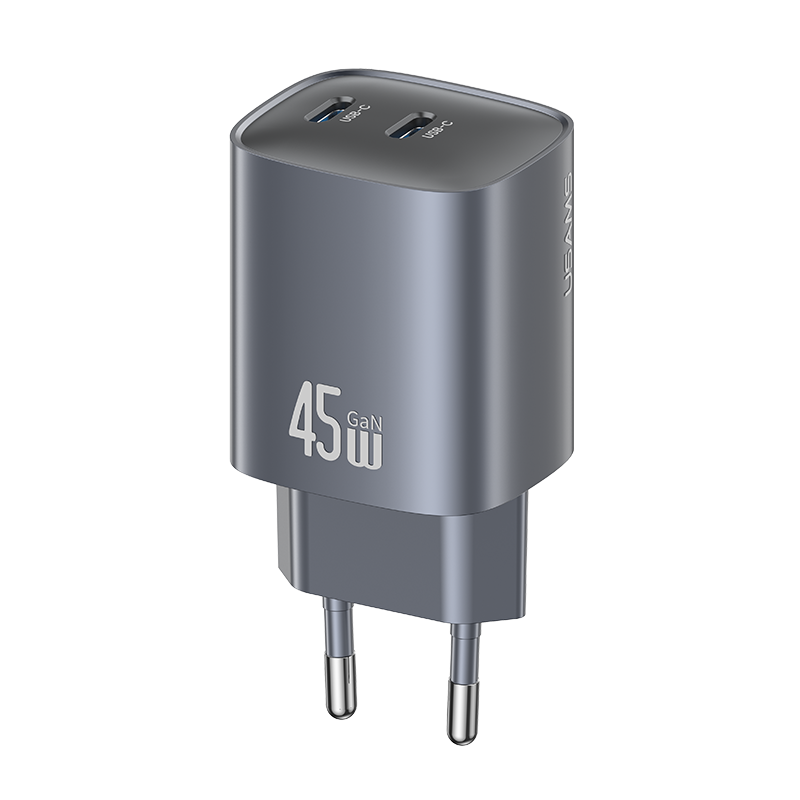 T66 45W 氮化镓双C快充充电器 欧规