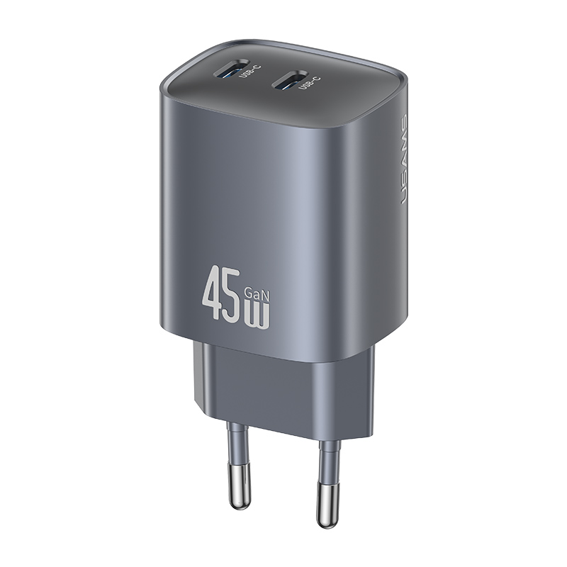 T66 45W GaN Dual-Port Fast Charger A+C US
