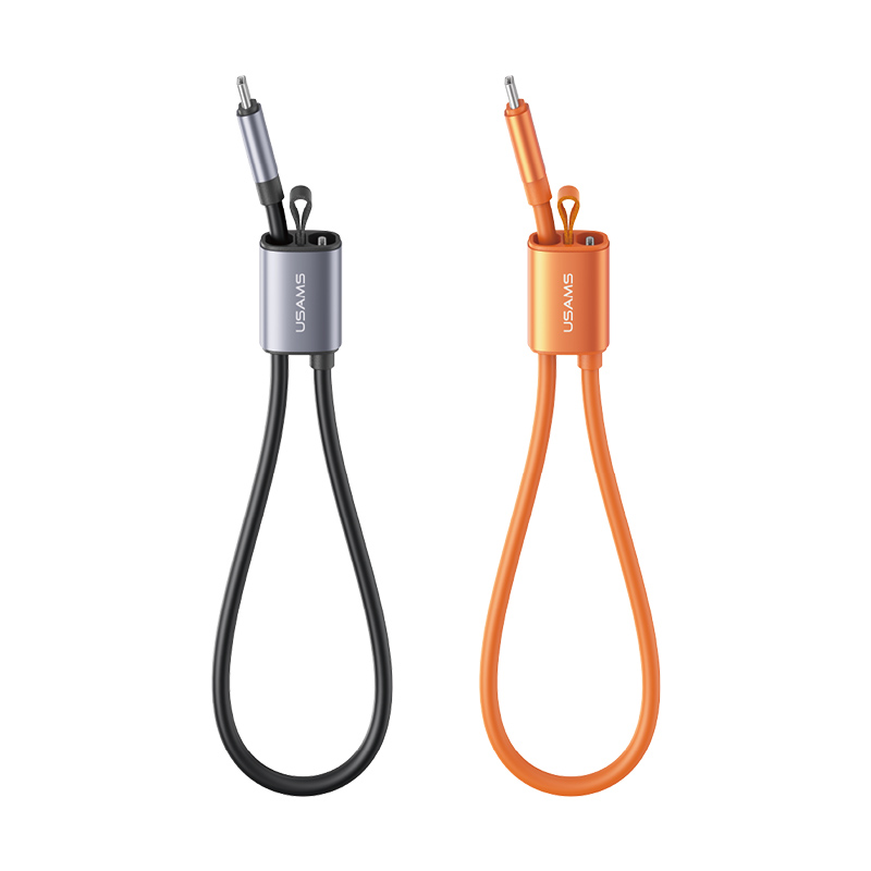 SJ784 U97 60W Type-C to Type-C挂绳快充数据线