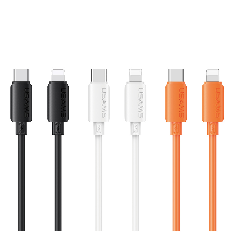 SJ788 U98 60W Type-C To iP Silicone Fast Charging & Data Cable