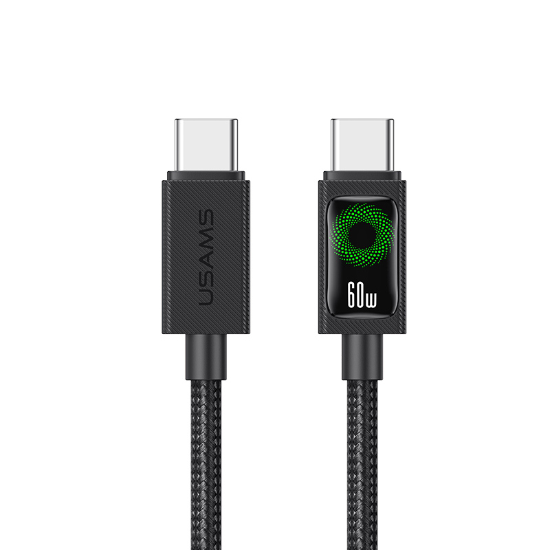 SJ773 U92 Type-C to Type-C Charging & Data Cable with Light 