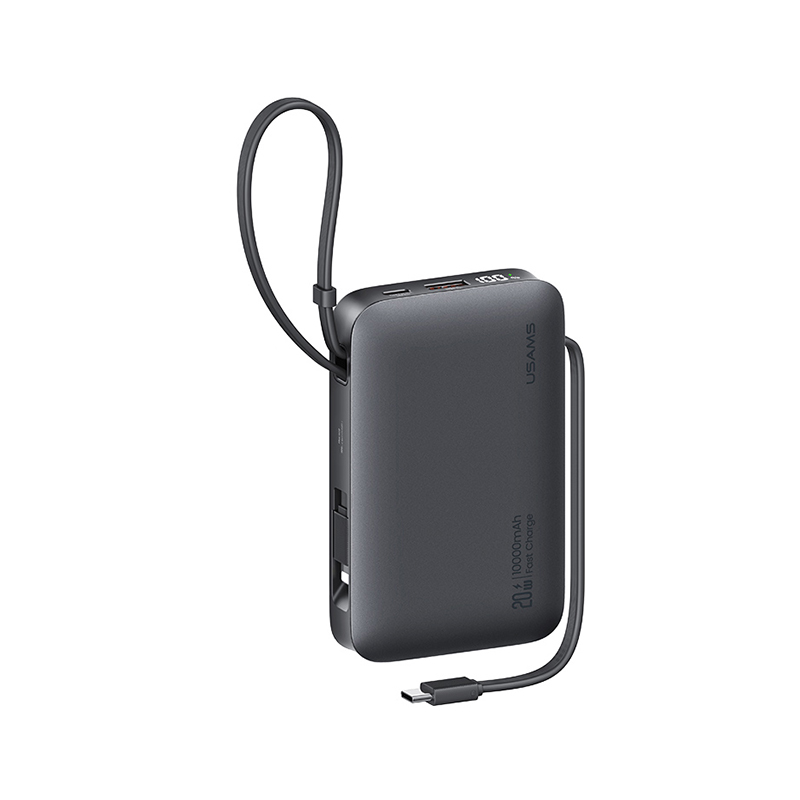 20W Fast Charging Digital Display Power Bank With Type-C+Lightning Cables - XR Series