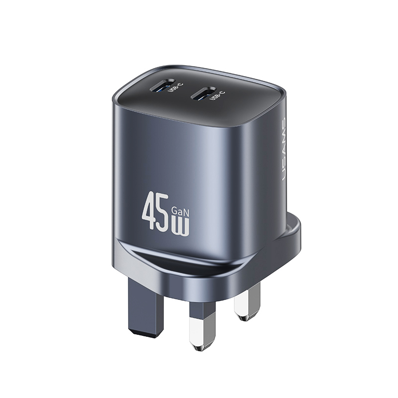CC307 T66 45W GaN Dual-Port Fast Charger A+C UK